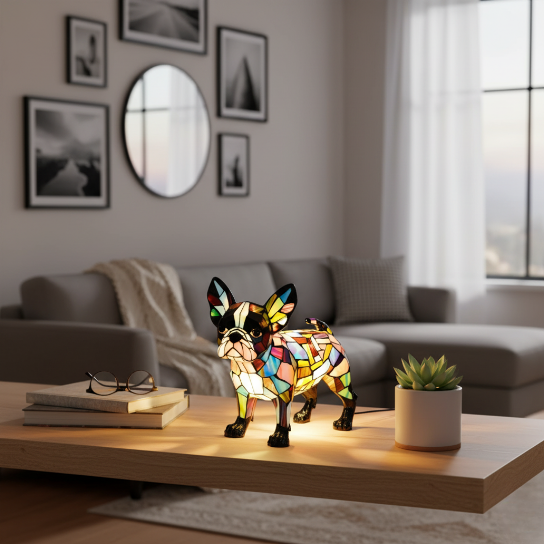Boston Terrier – LED Elegance Lamp