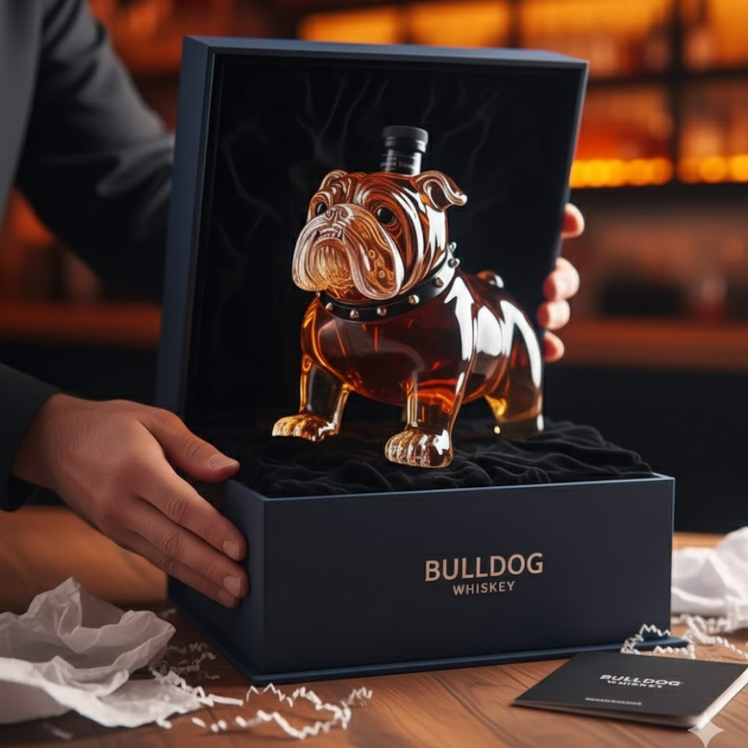 Bulldog β Whiskey Bottle