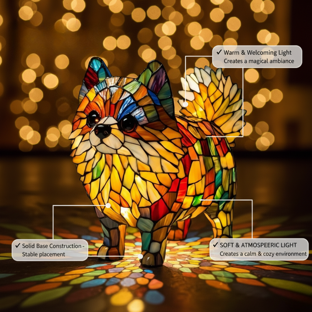 Pomeranian – Vibrant LED Lamp