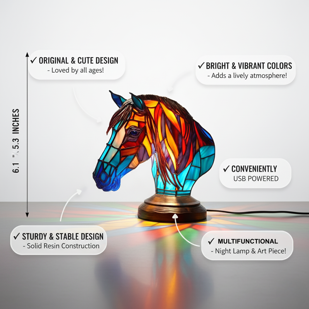 Horse – Enchanting LED Lamp