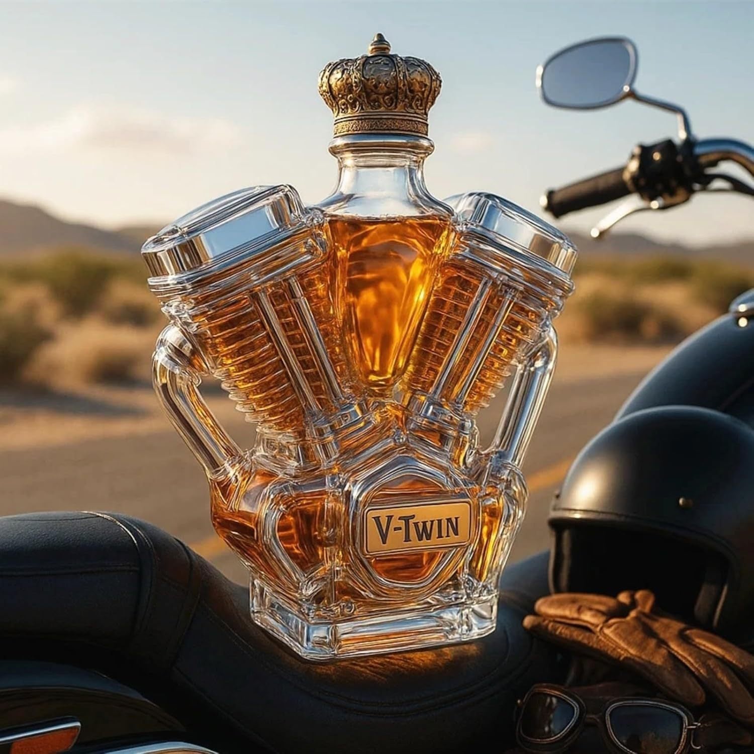 Whiskey Flask β V8 Engine Edition