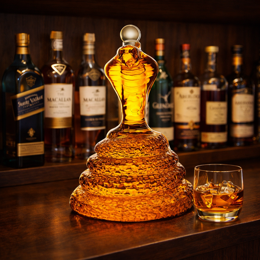 Cobra β Whiskey Decanter