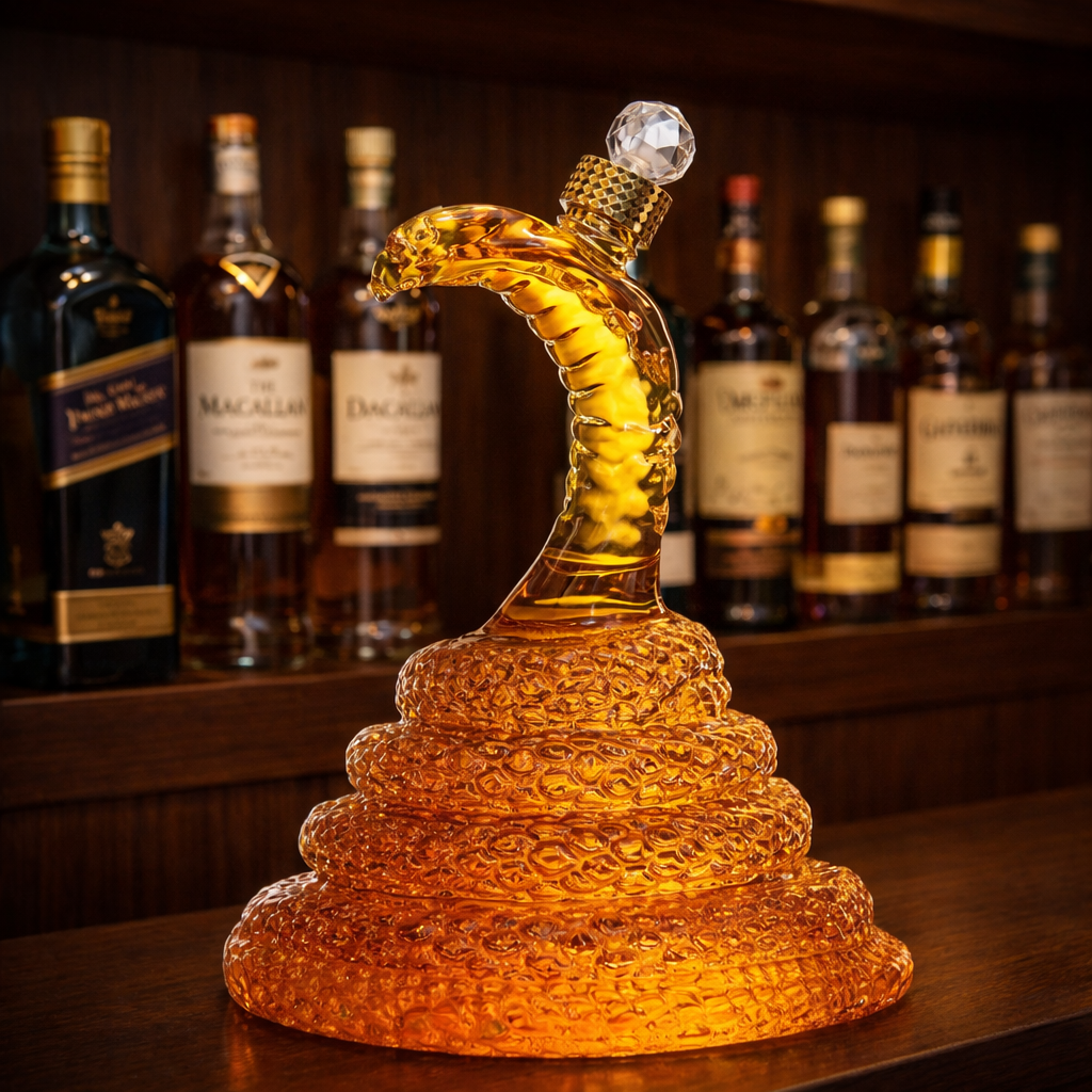Cobra β Whiskey Decanter