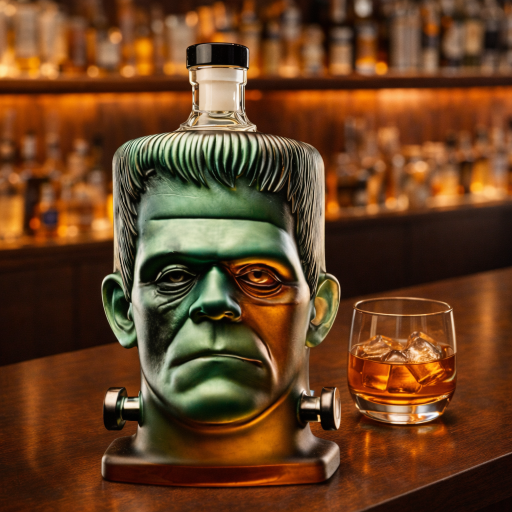 Whiskey Bottle – Frankenstein Edition