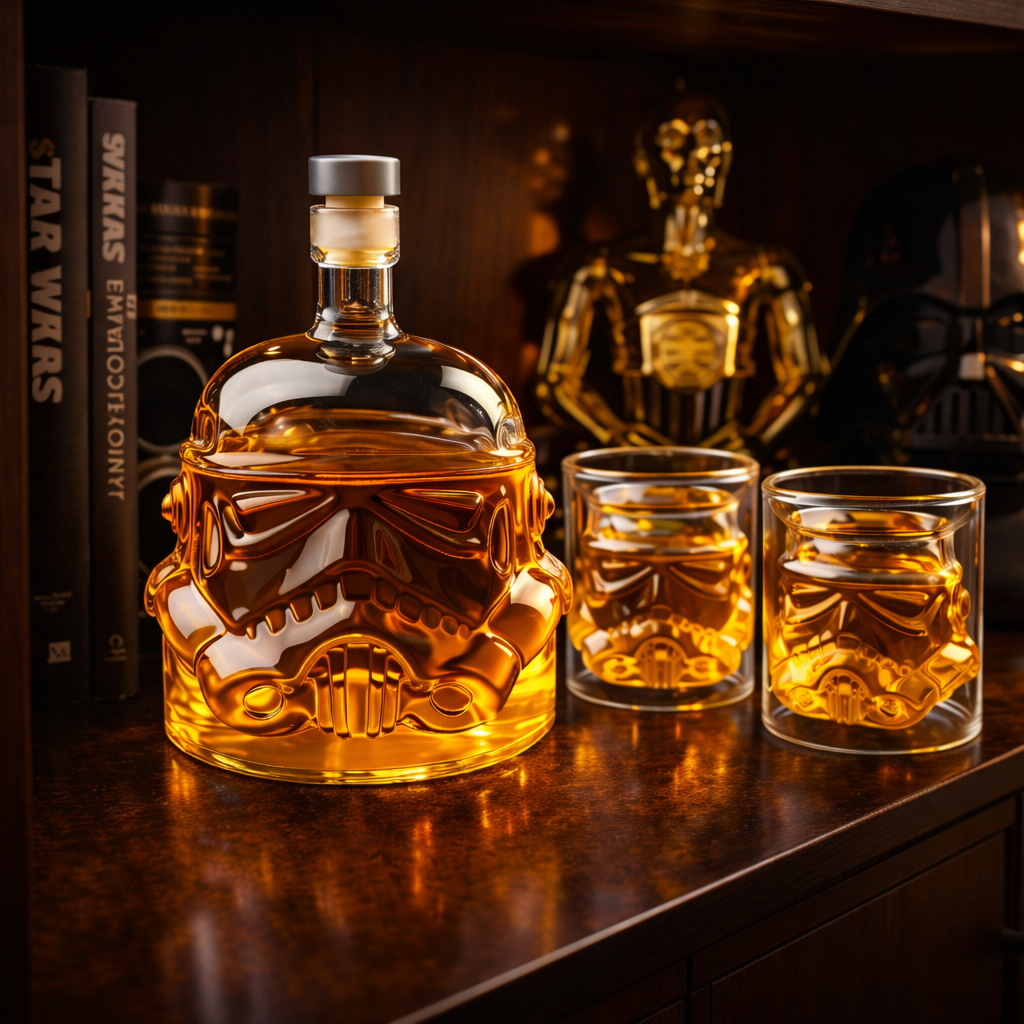 Whiskey Tasting Set: Elegant Carafe & Glasses