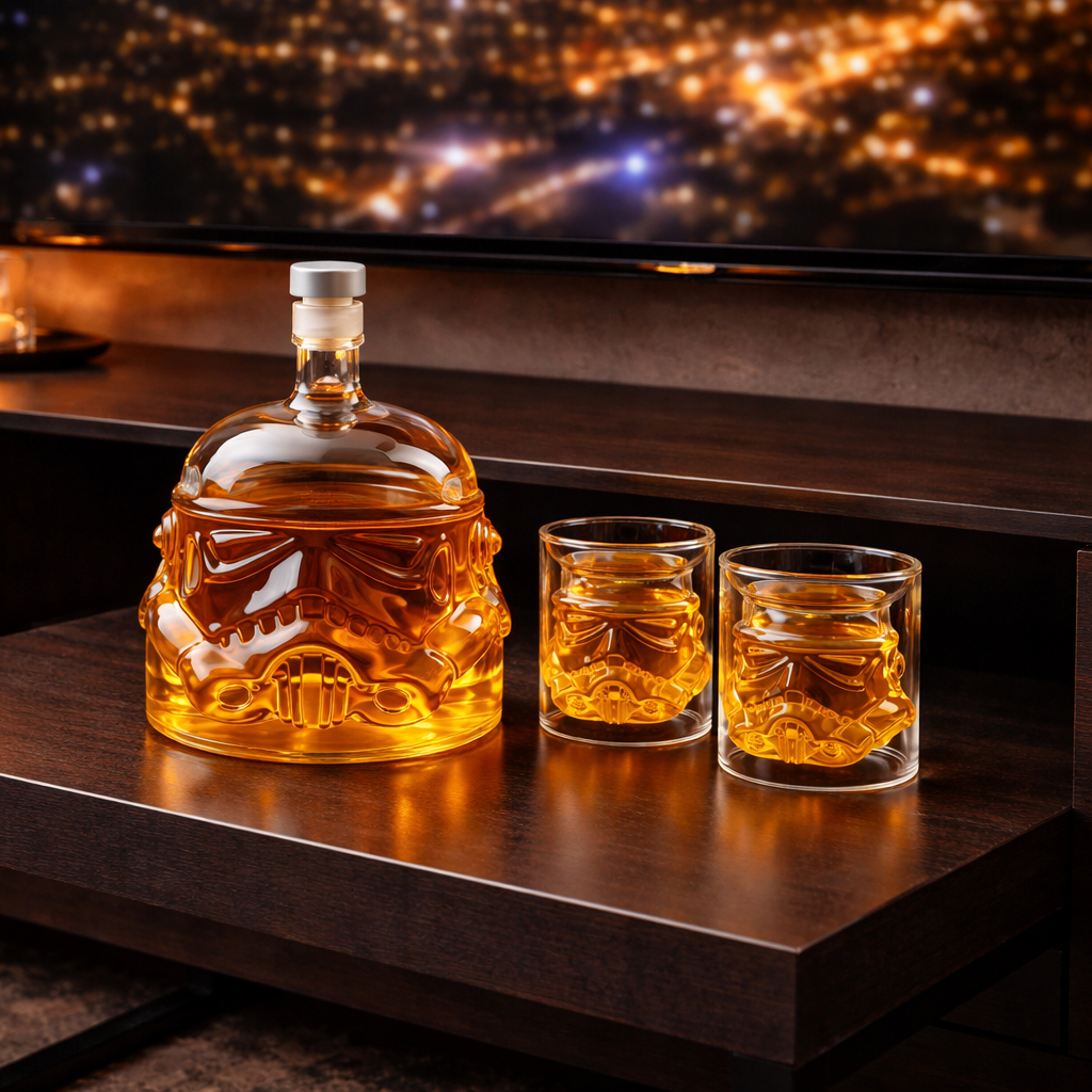 Whiskey Tasting Set: Elegant Carafe & Glasses