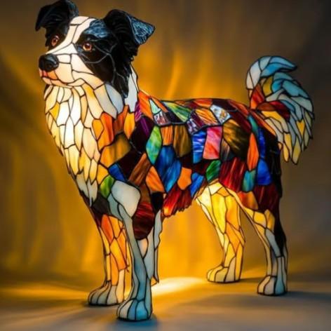 Border Collie – LED Dog Breed Lamp