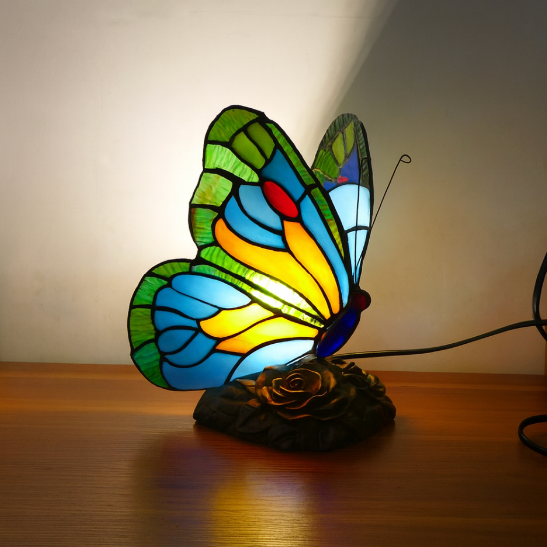 Blue Butterfly – Sculptural LED Lamp