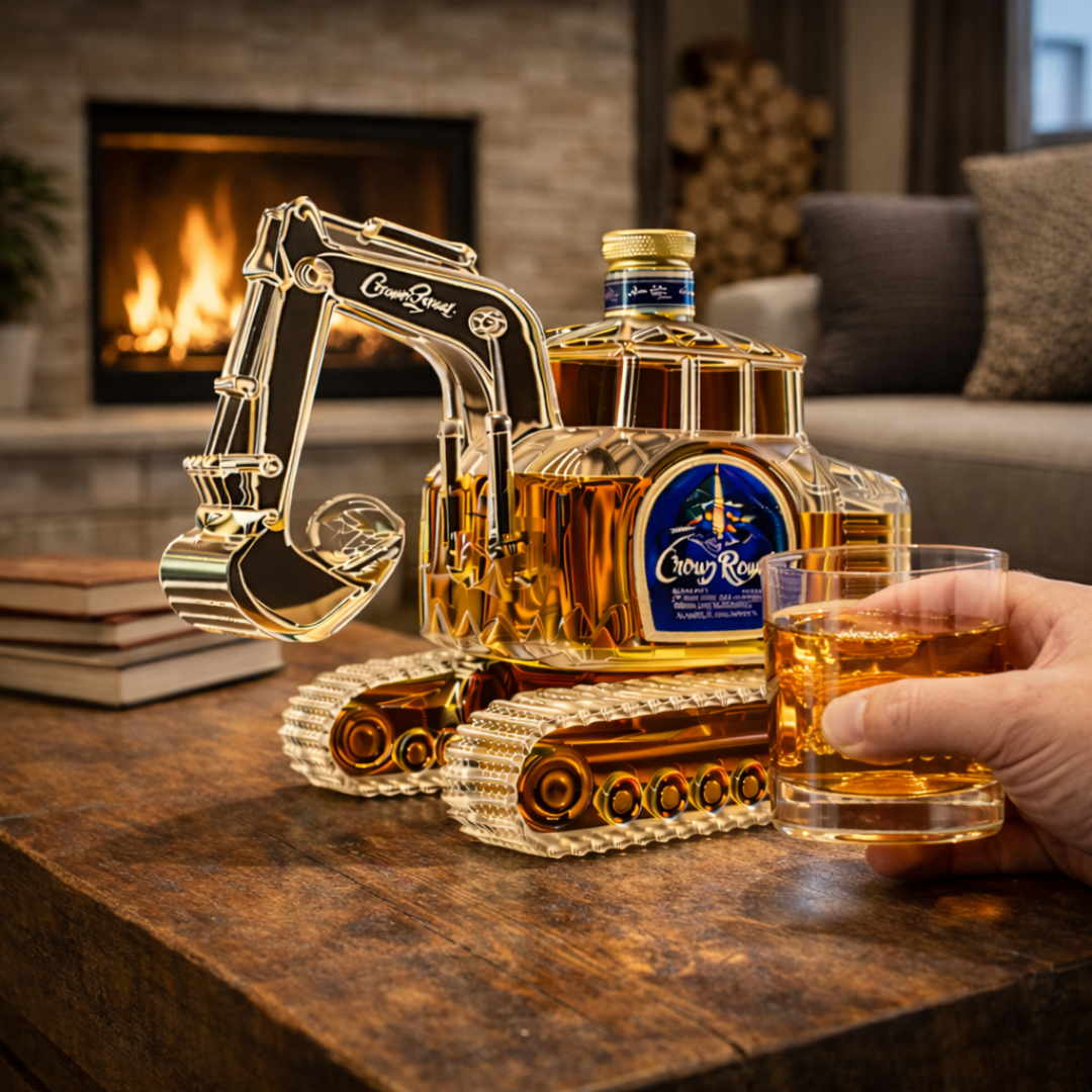 Whiskey Bottle – Excavator Edition