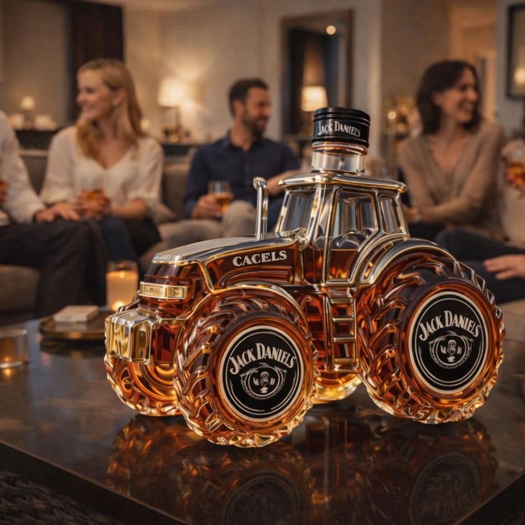 Tractor-Shaped Whiskey Decanter – Collector's