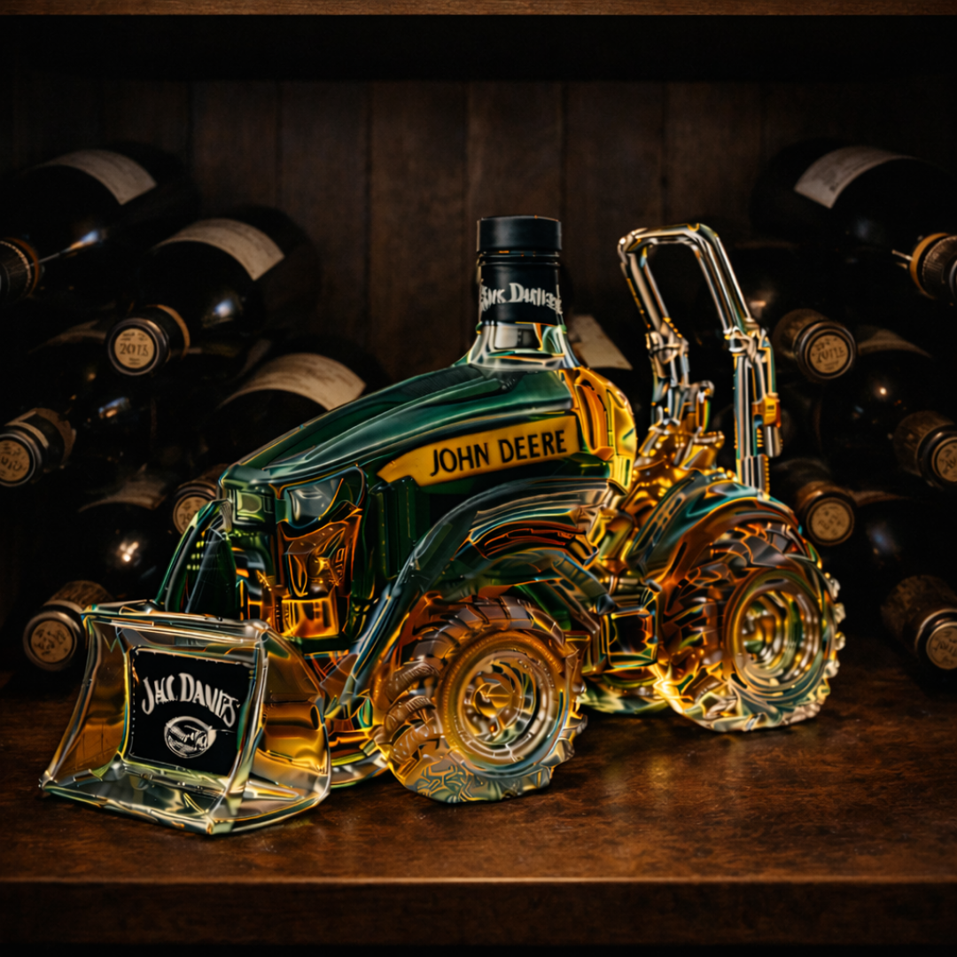 Whiskey Flask β Tractor Edition