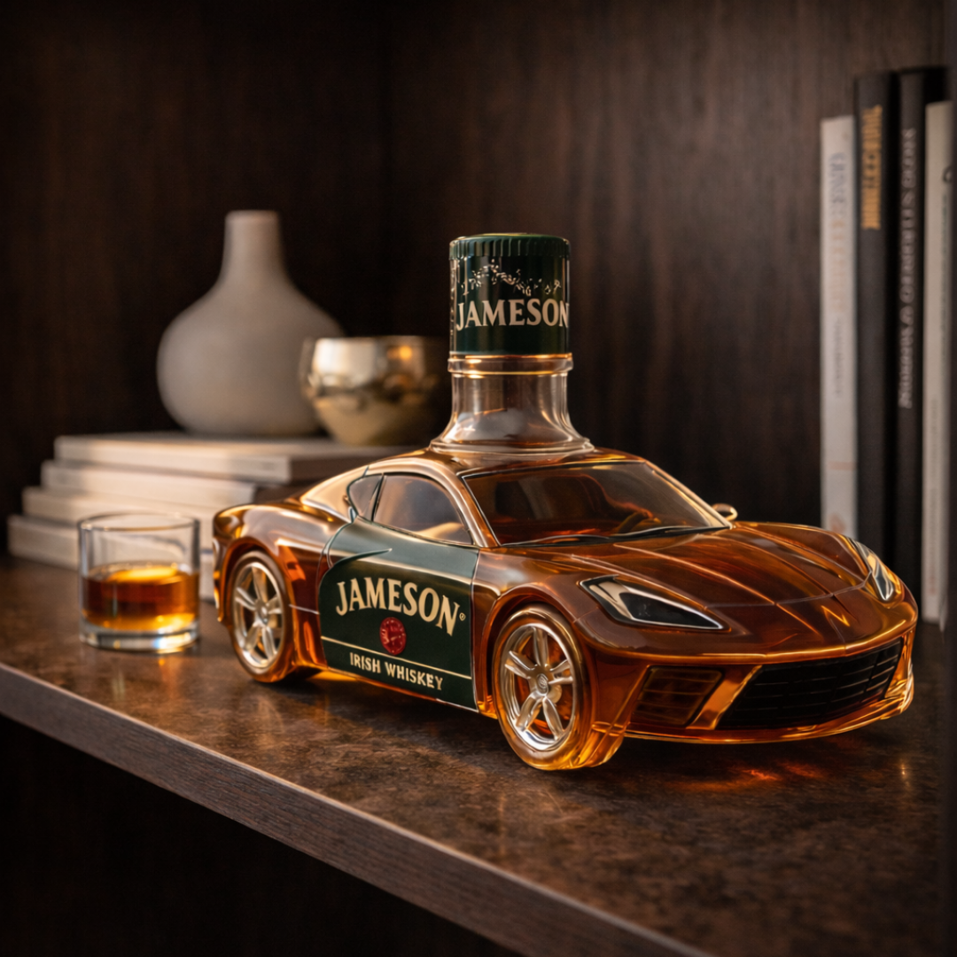 Whiskey Bottle – Sports Car Edition