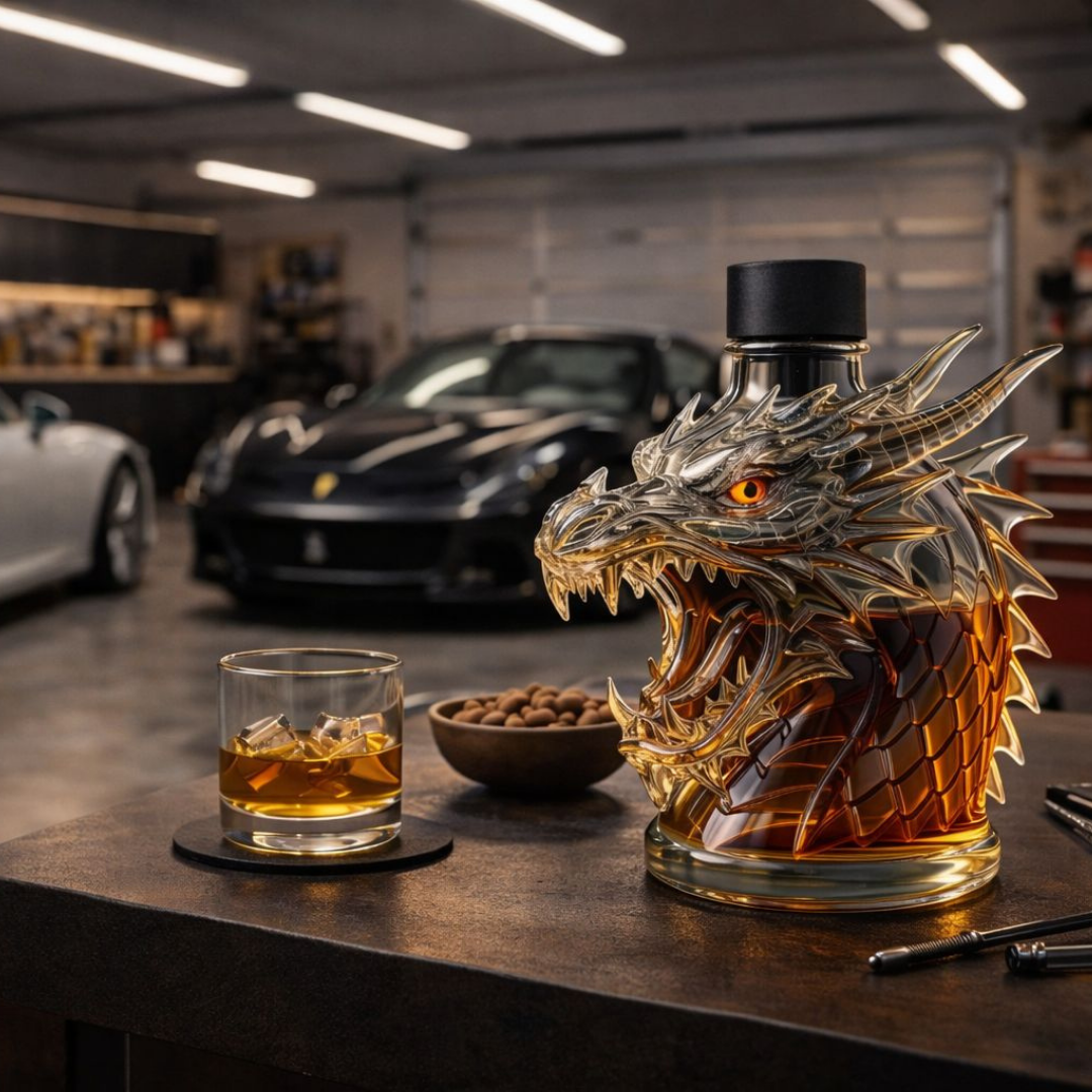 Dragon β Dragon Head Whiskey Bottle