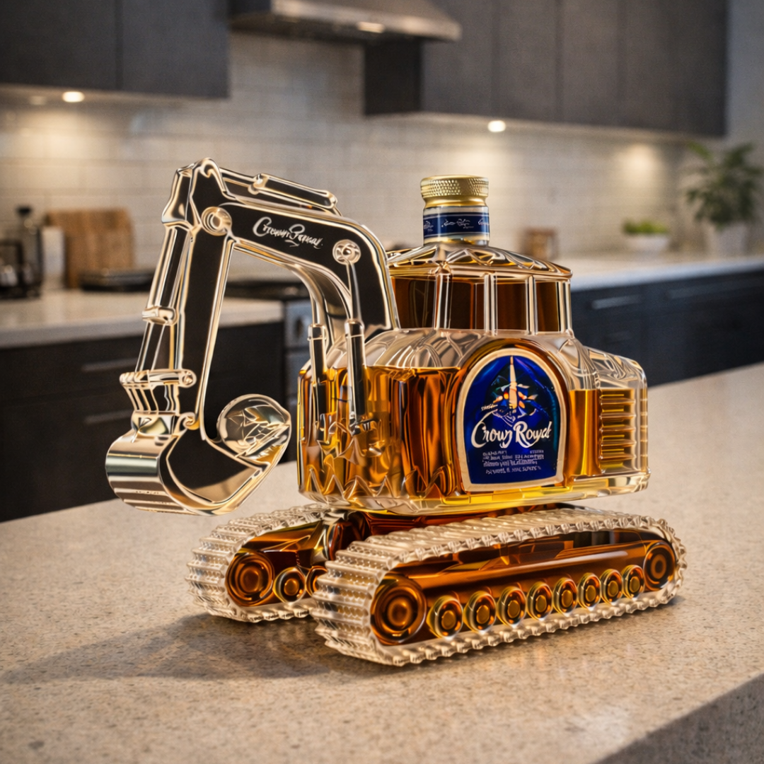 Whiskey Bottle – Excavator Edition
