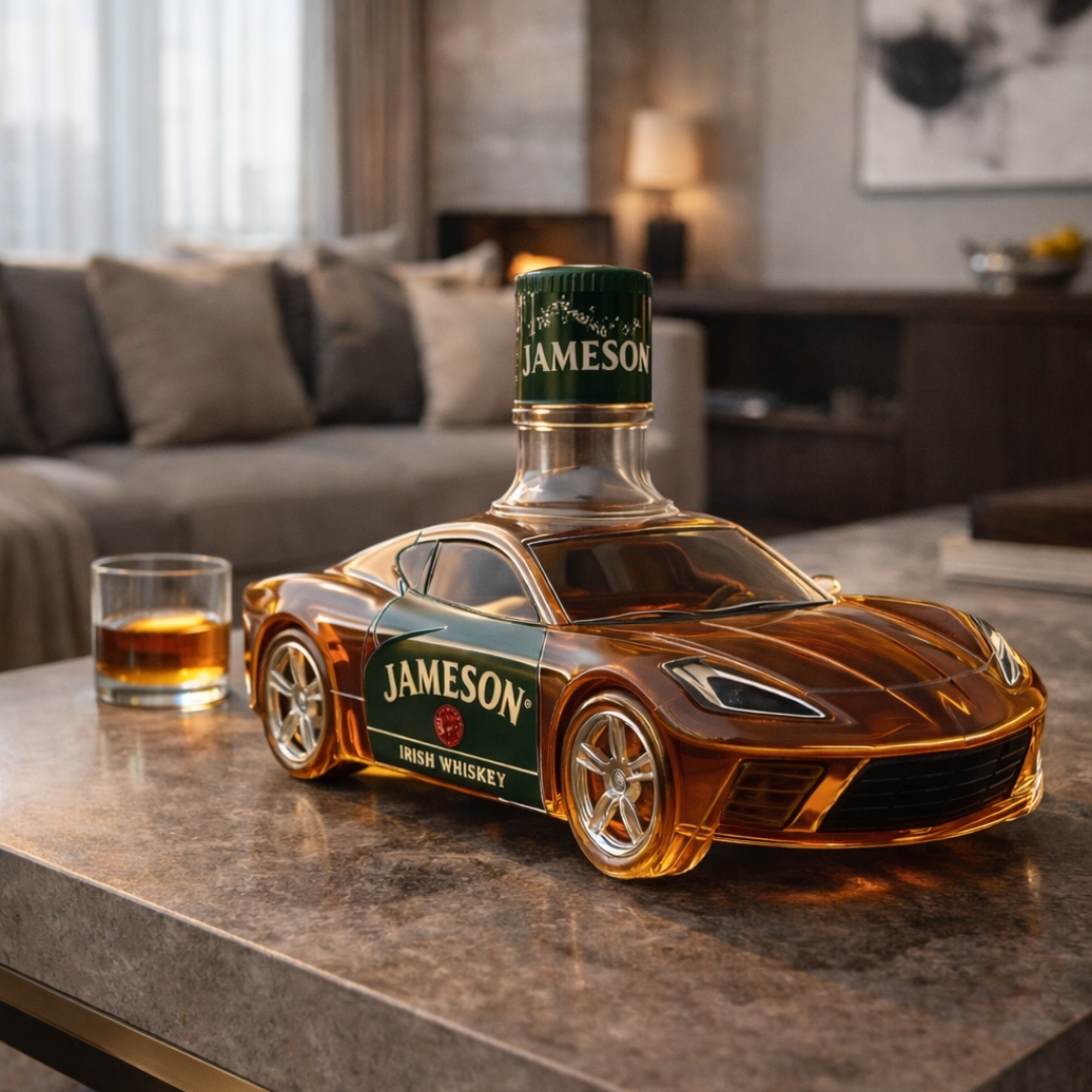 Whiskey Bottle – Sports Car Edition