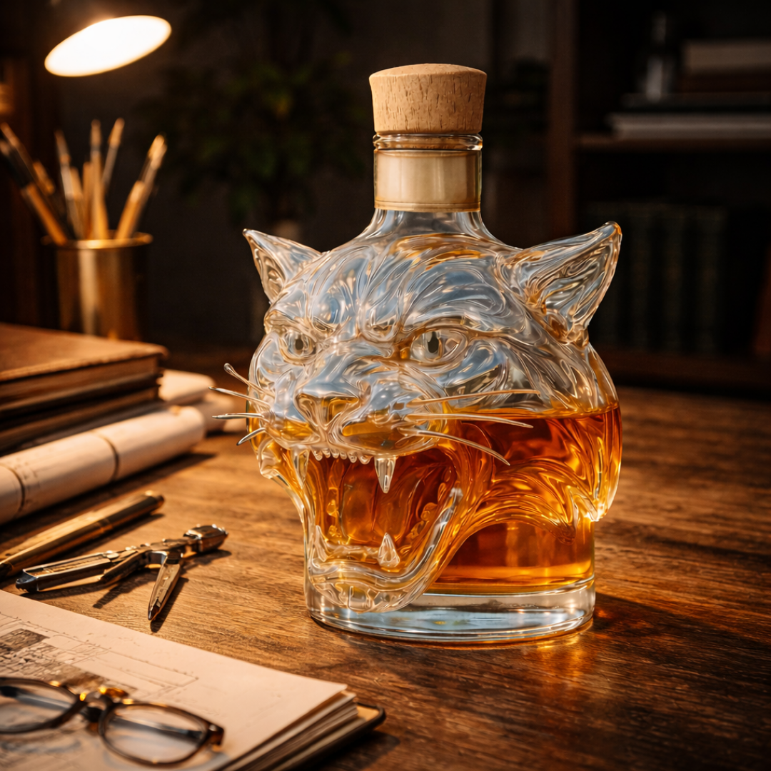 Tiger β Whiskey Decanter