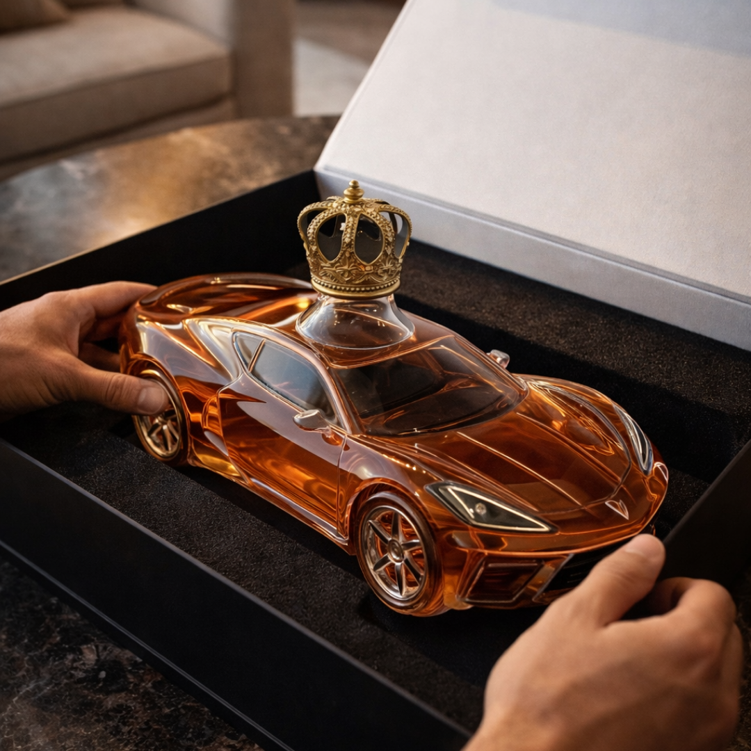 Whiskey Bottle – Sports Car Edition