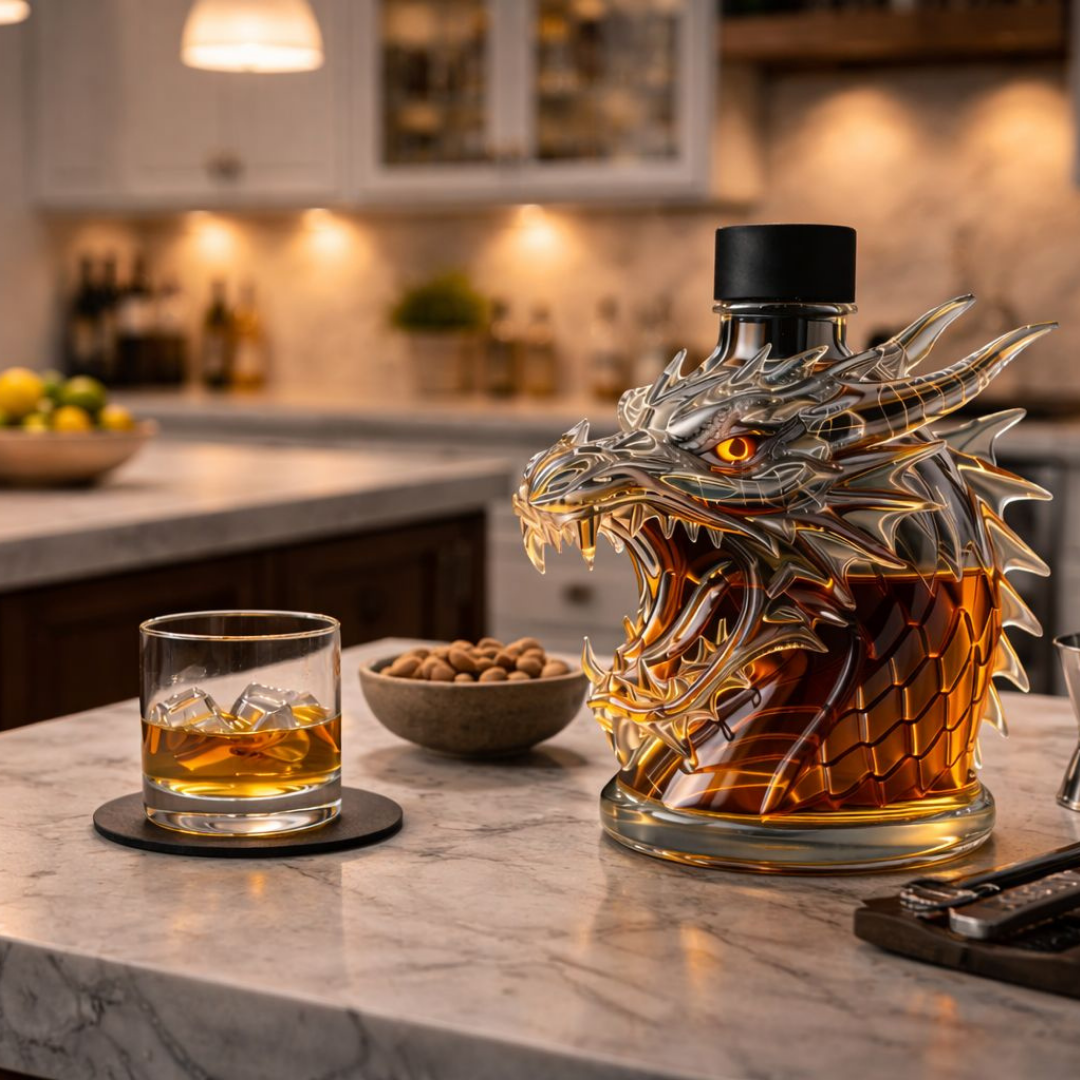 Dragon β Dragon Head Whiskey Bottle
