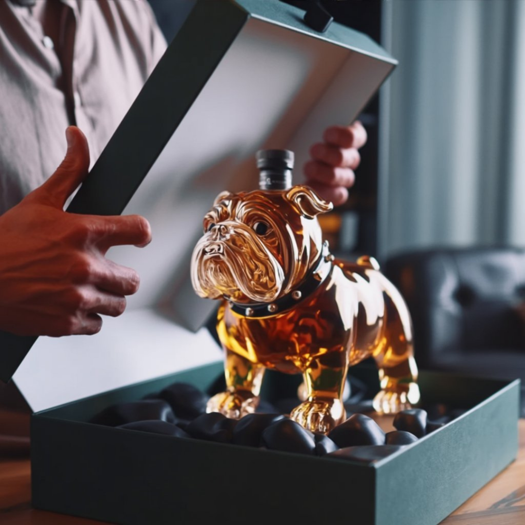Bulldog – Whiskey Bottle