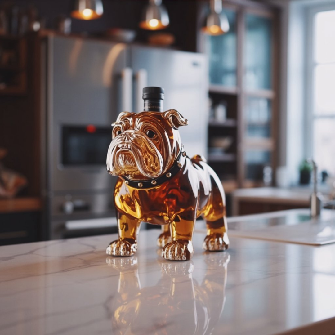 Bulldog – Whiskey Bottle