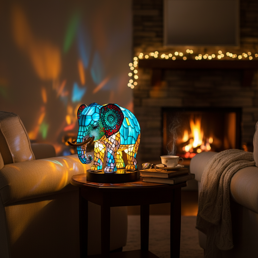 Elephant Noa – Dazzling LED Lamp