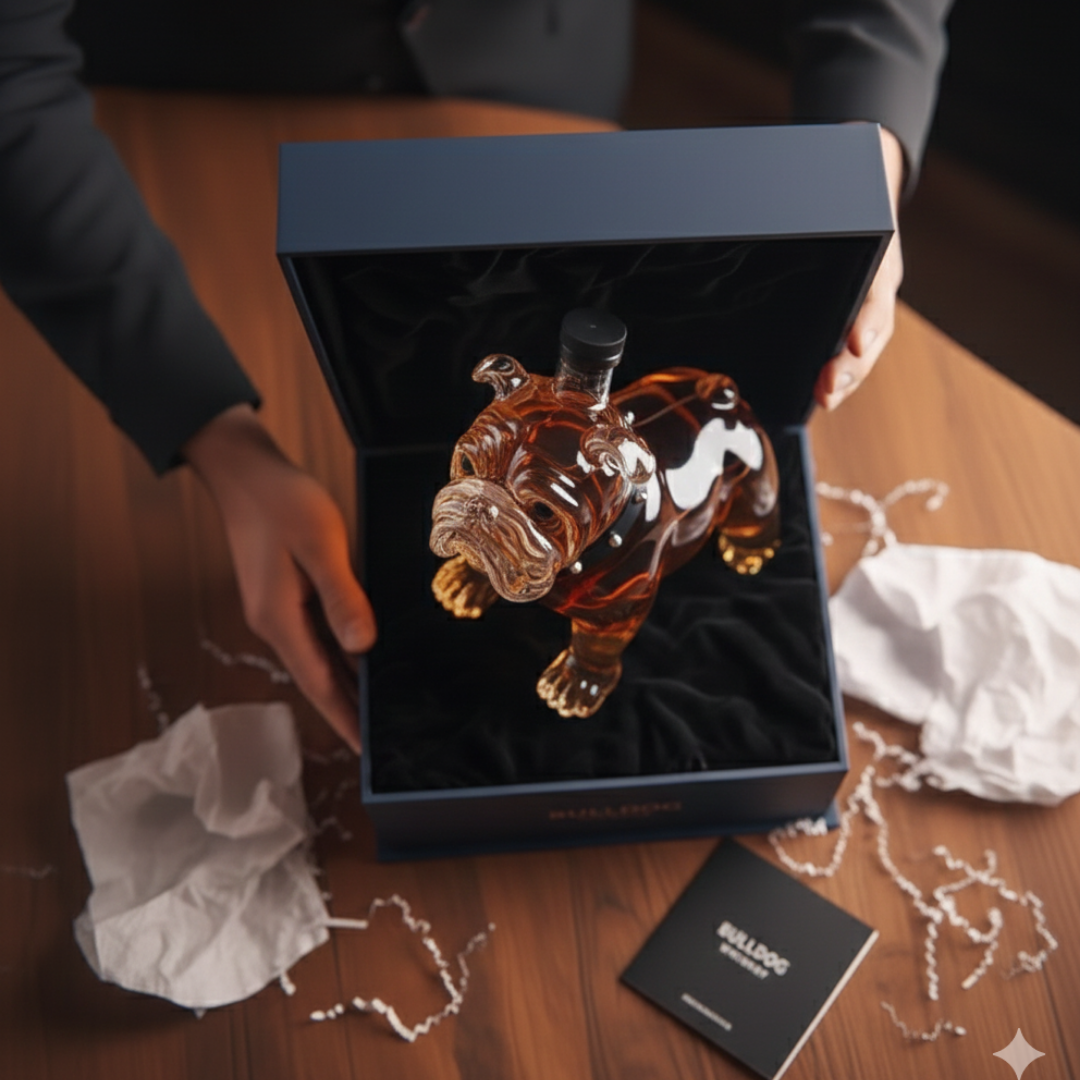 Bulldog – Whiskey Bottle