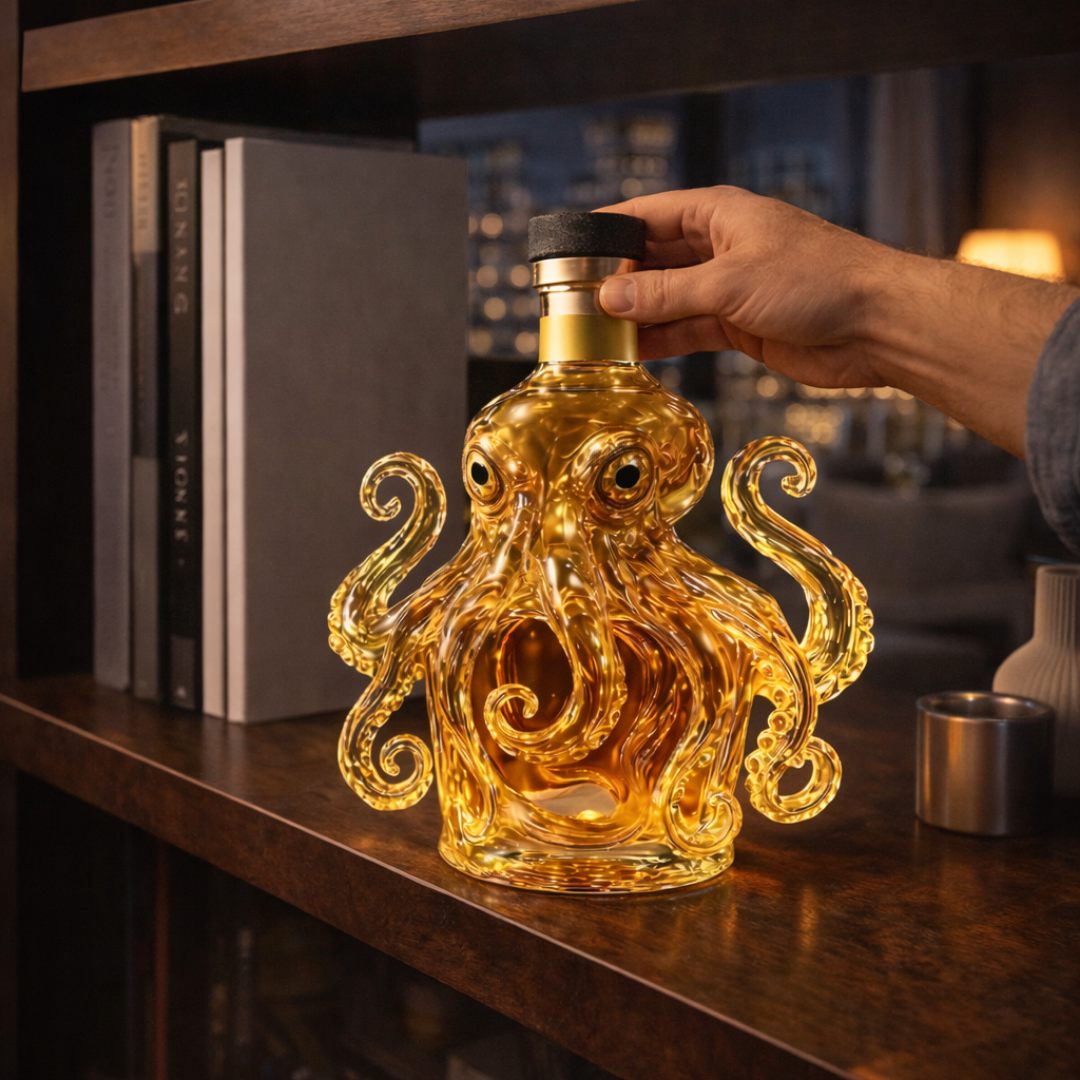 Octopus – Whiskey Bottle