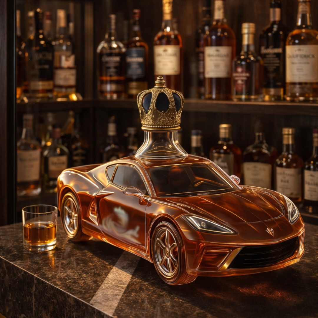 Whiskey Bottle – Sports Car Edition