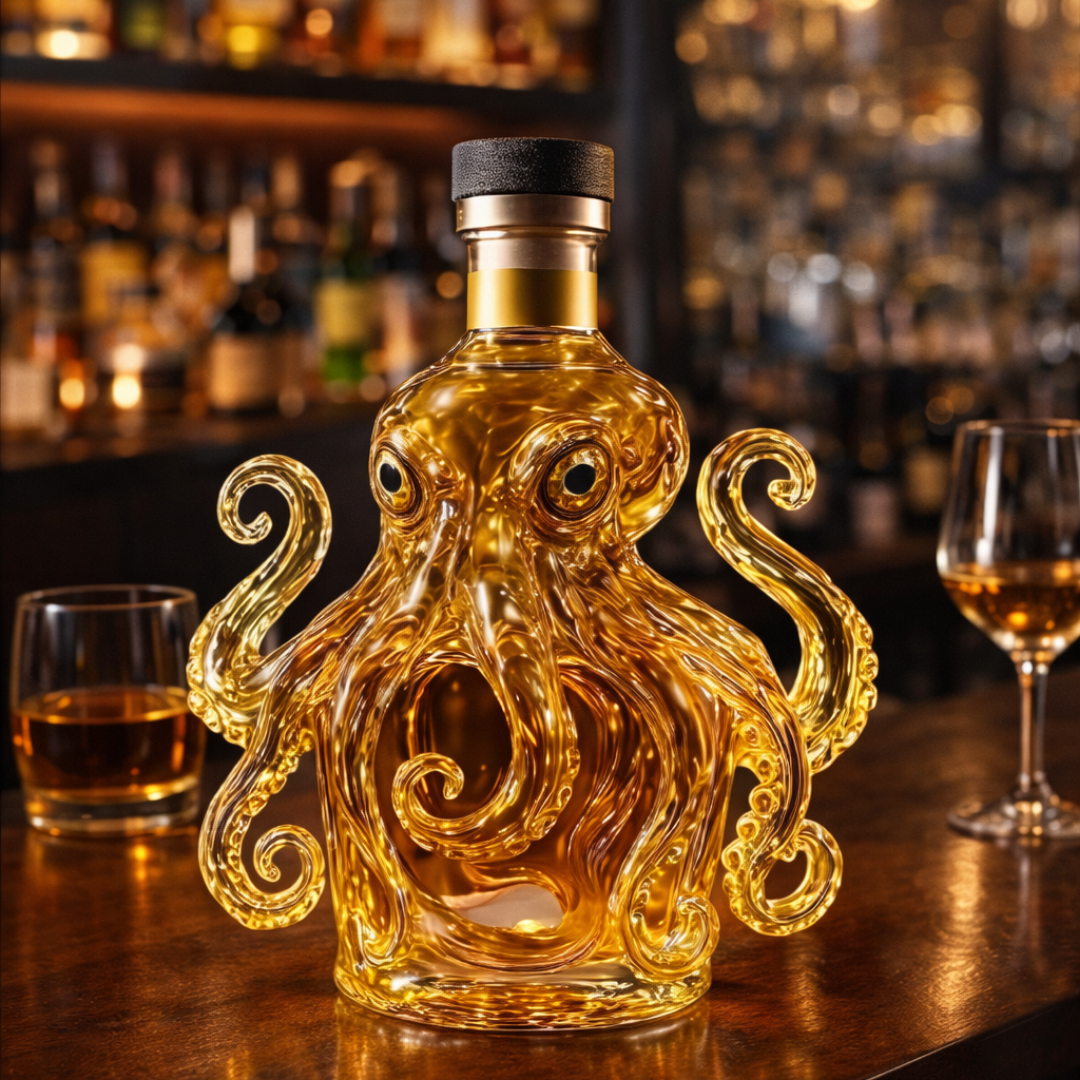 Octopus – Whiskey Bottle