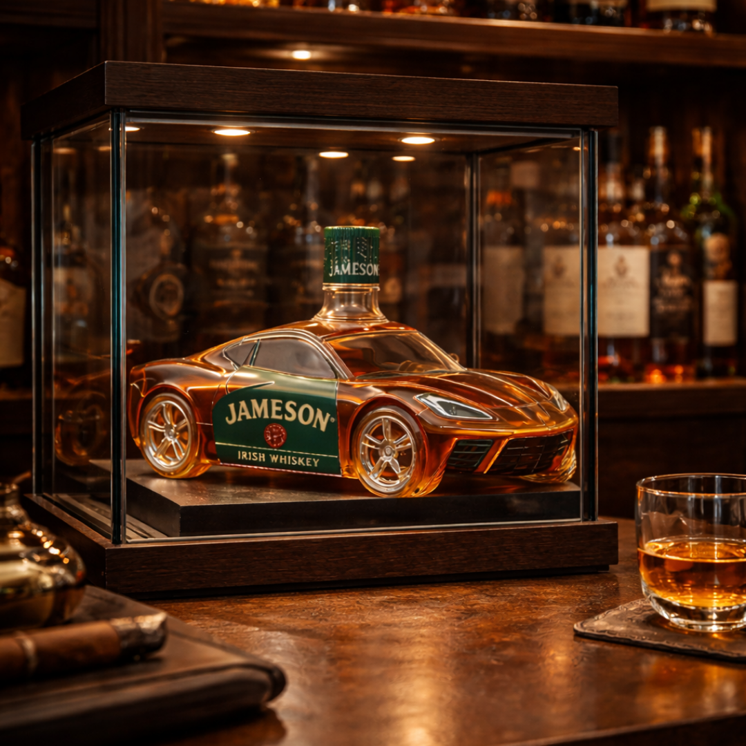 Whiskey Bottle – Sports Car Edition