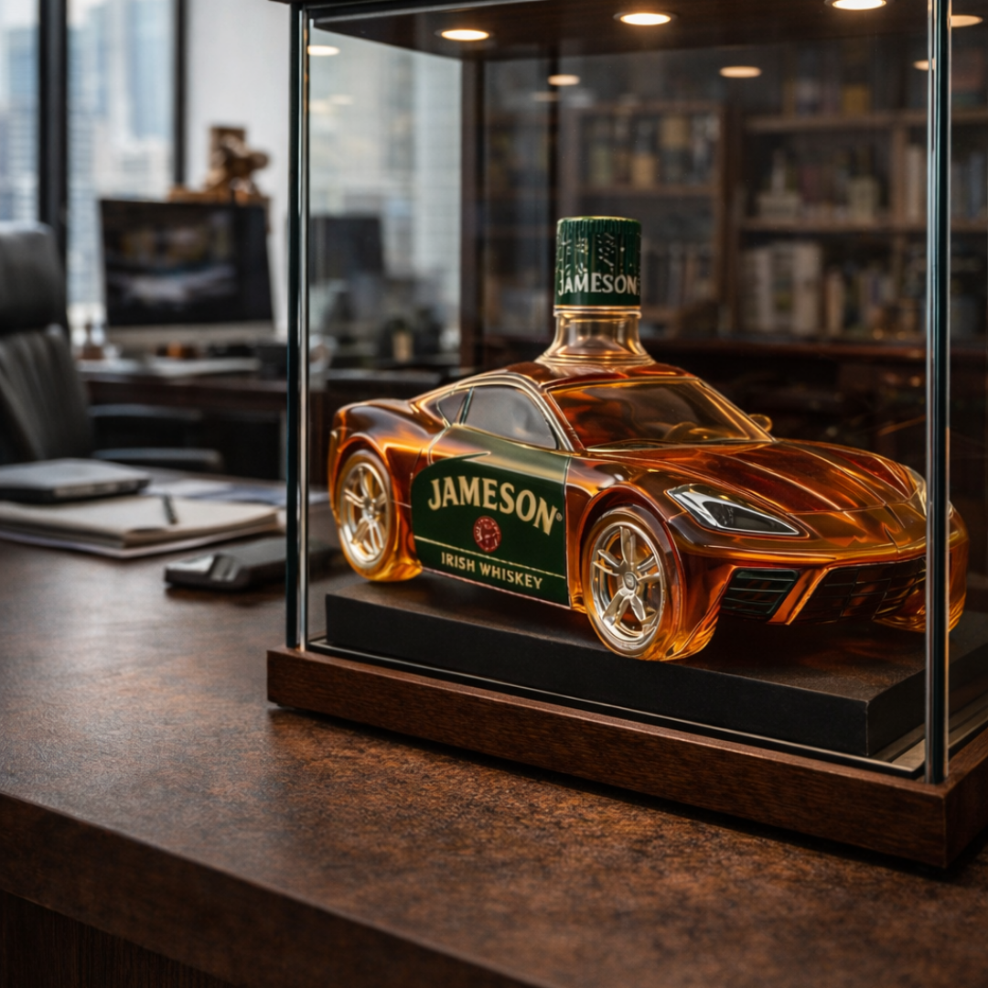 Whiskey Bottle – Sports Car Edition