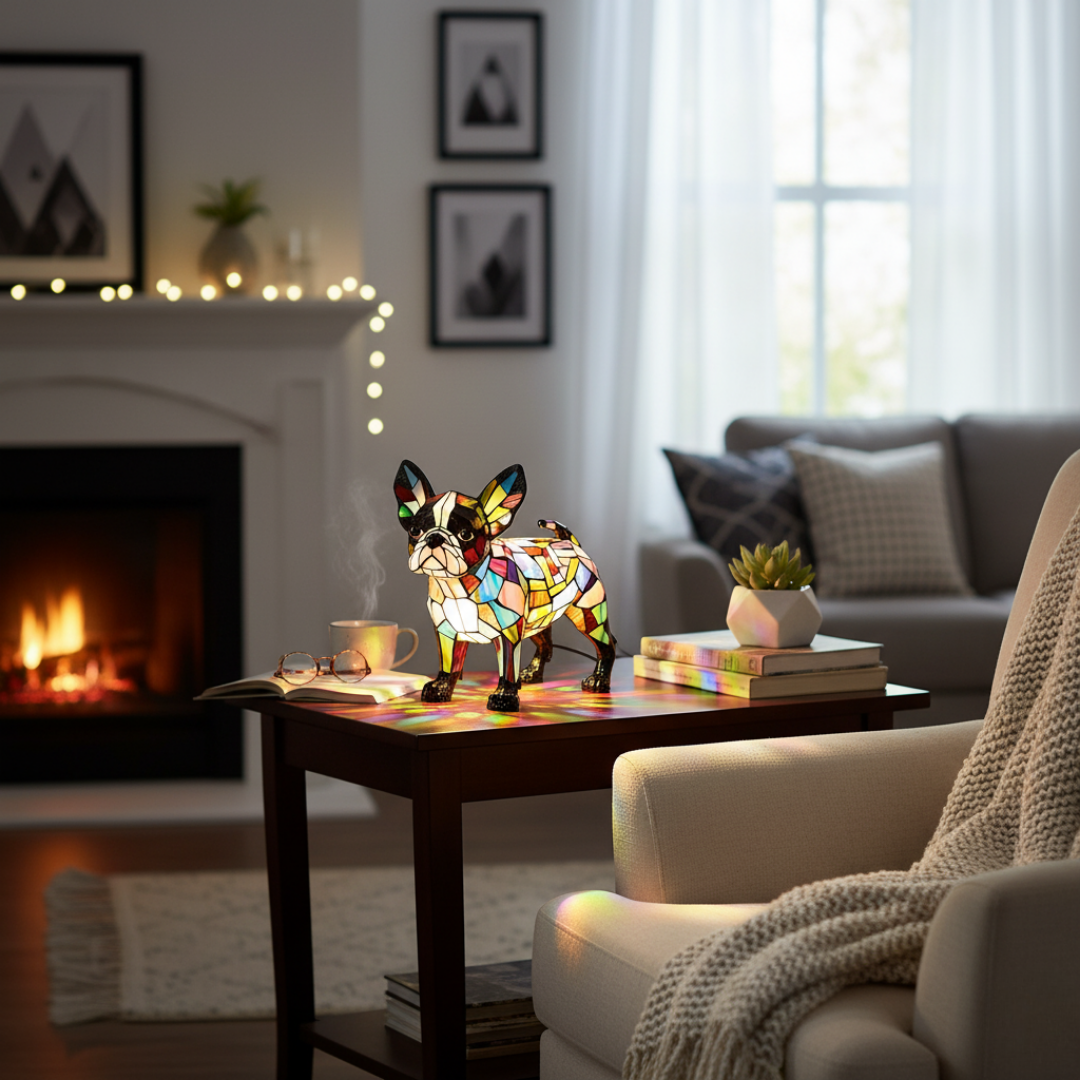 Boston Terrier – LED Elegance Lamp