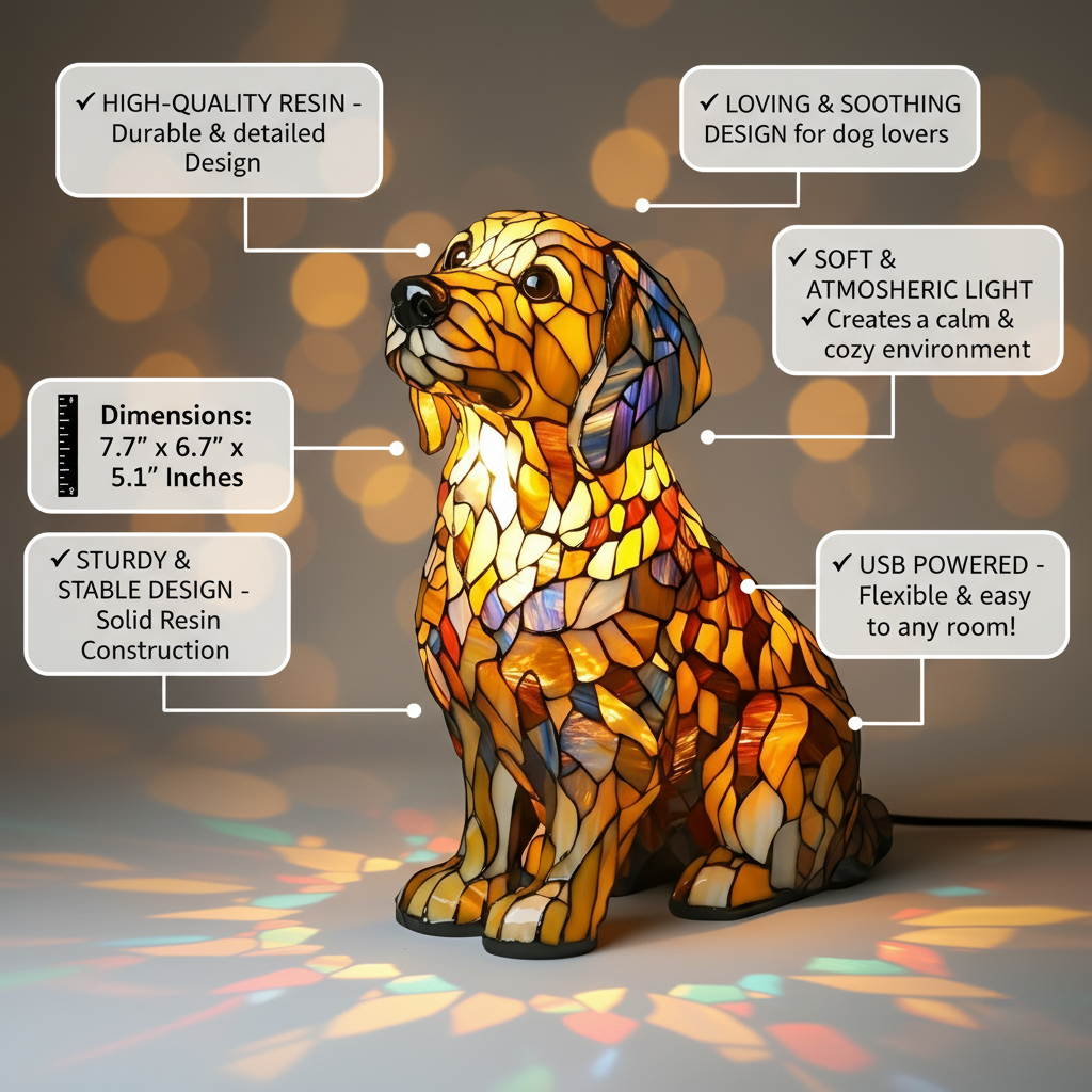 Golden Retriever Buddy – Radiant & Spiritual