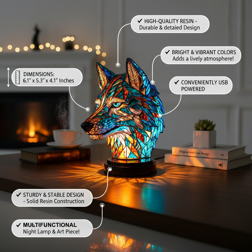Wolf Bo – Enchanting LED Lamp