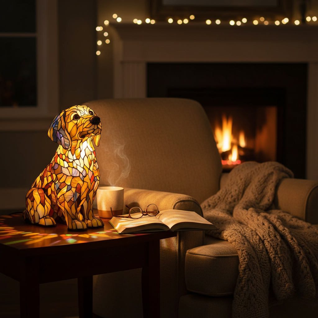 Golden Retriever Buddy – Radiant & Spiritual