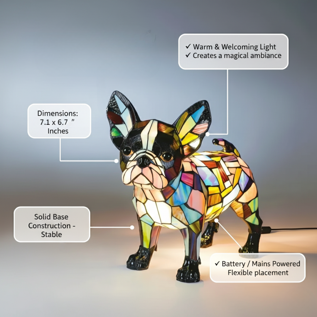 Boston Terrier – LED Elegance