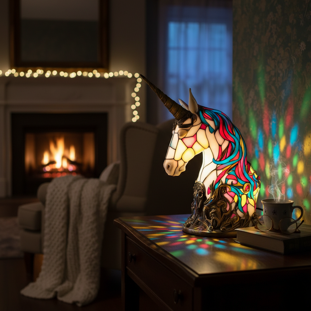 Unicorn Luna – Enchanting LED Lamp