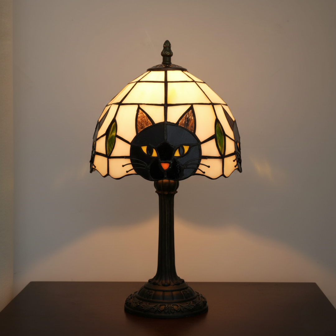 Black Cat – Retro Baroque LED Lamp