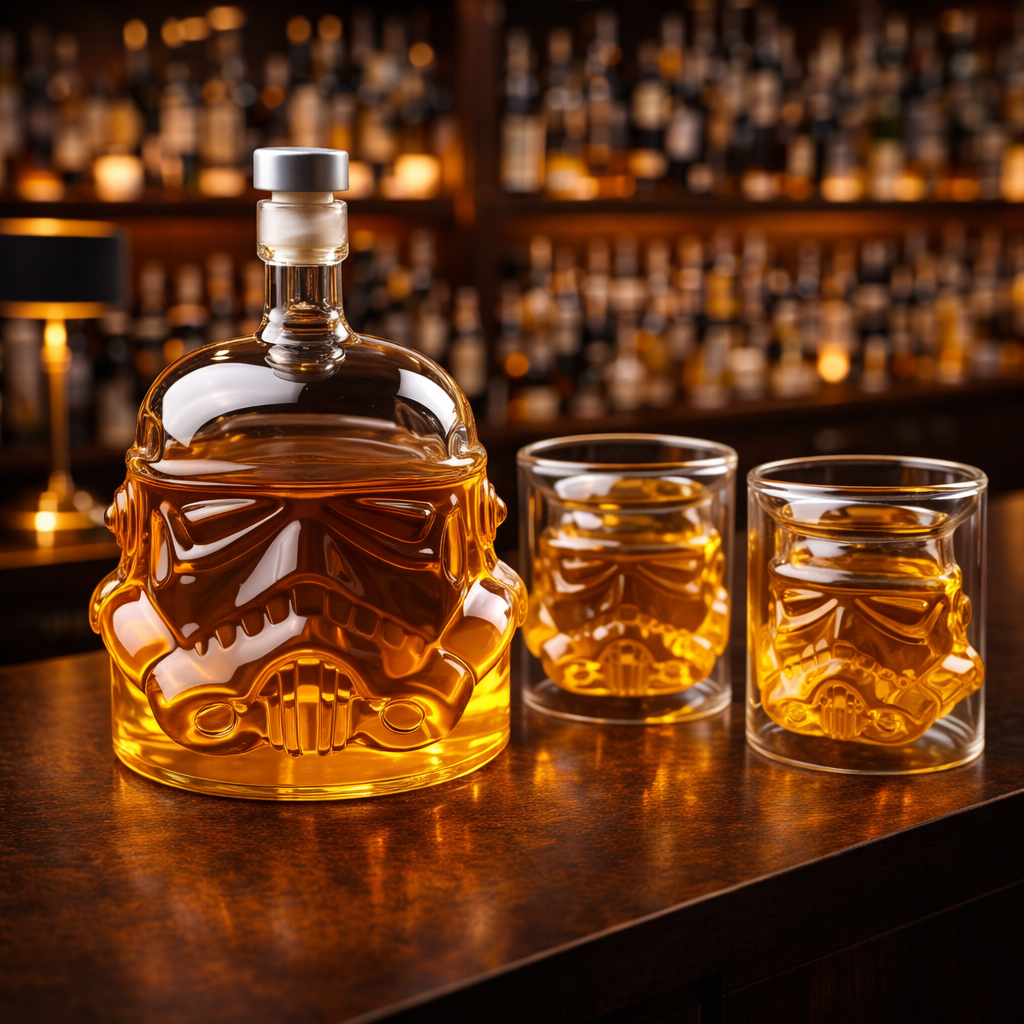 Whiskey Tasting Set: Elegant Carafe & Glasses