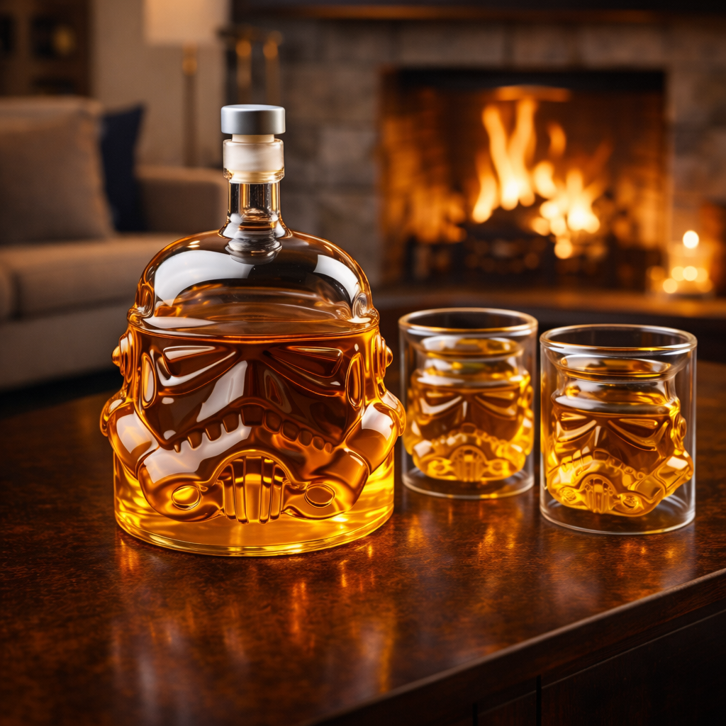 Whiskey Tasting Set: Elegant Carafe & Glasses