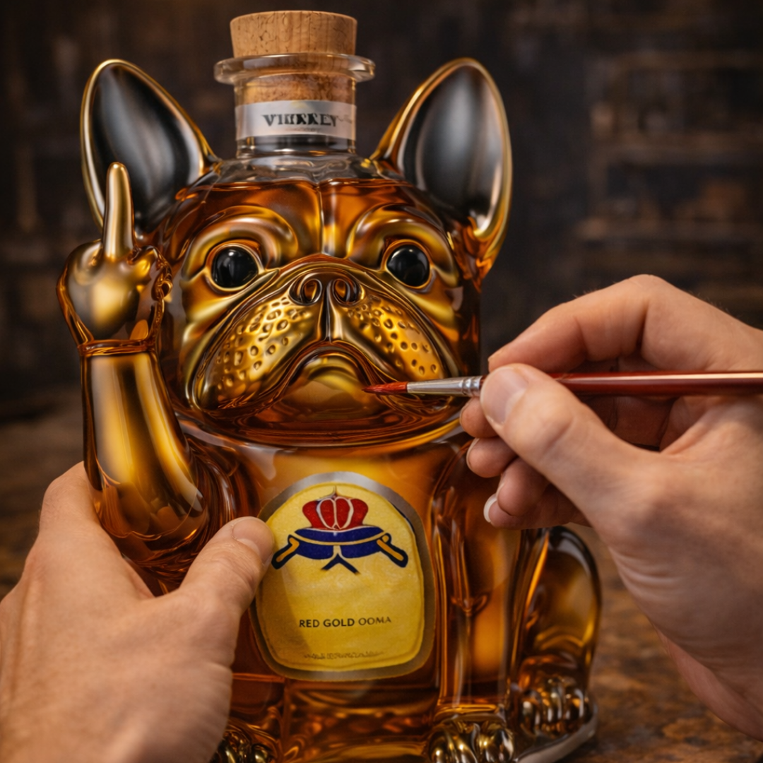 Whiskey Flask – Four-Legged Friends Edition