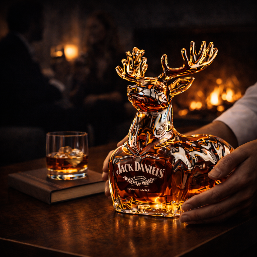 Reindeer – Whiskey Bottle Christmas Edition