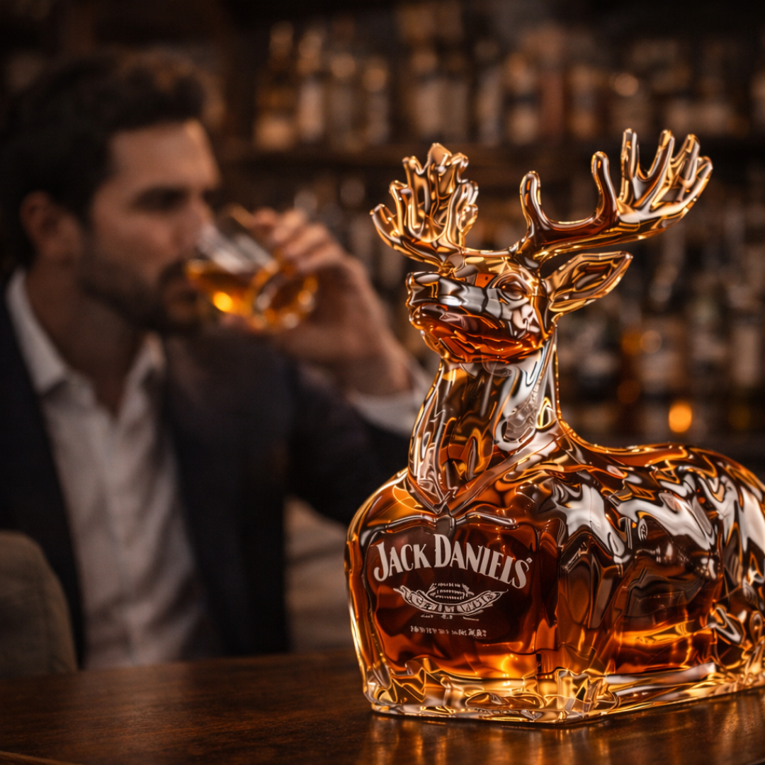 Reindeer – Whiskey Bottle Christmas Edition