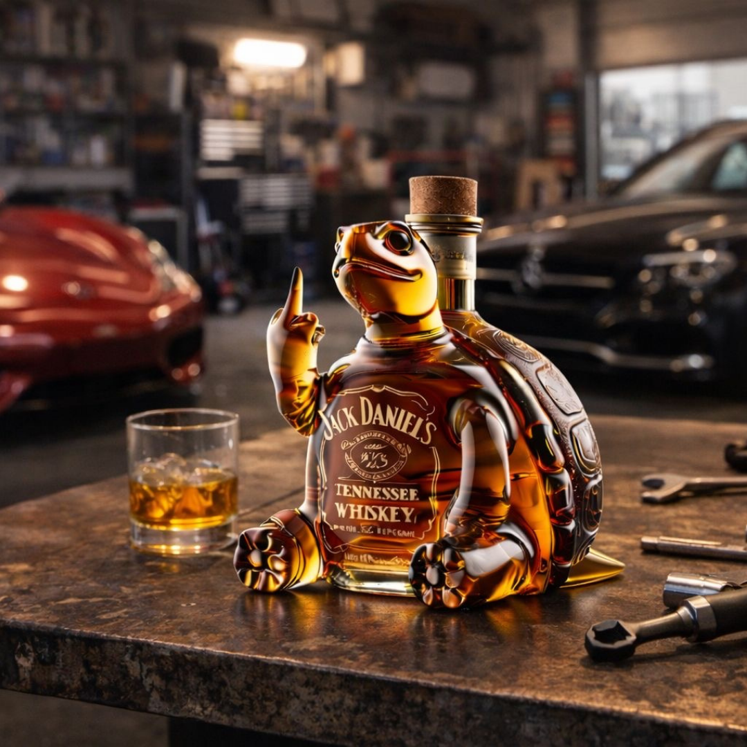 Turtle – Whiskey Bottle