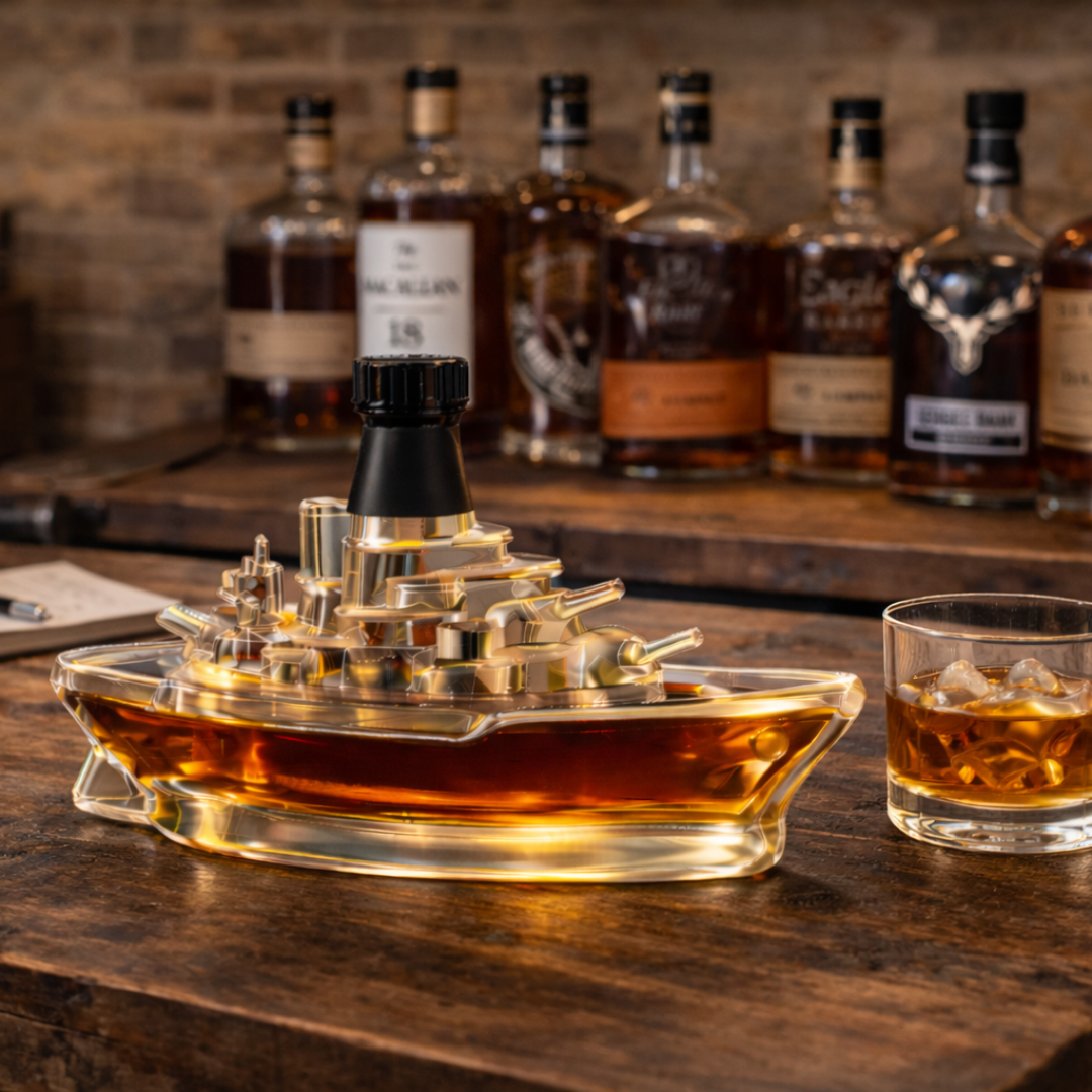 Whiskey Bottle – Navy Edition