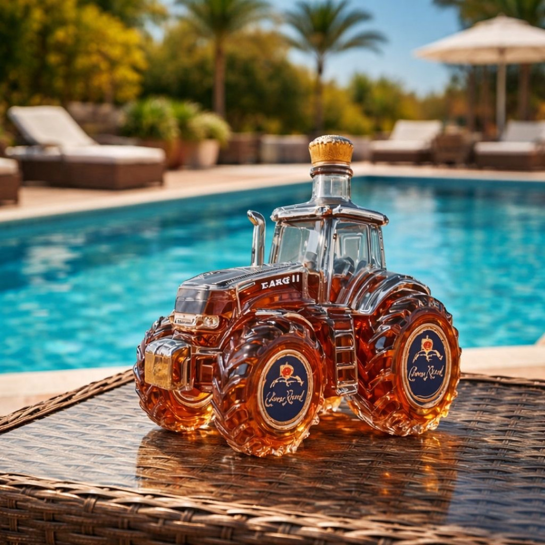 Tractor-Shaped Whiskey Decanter – Collector's