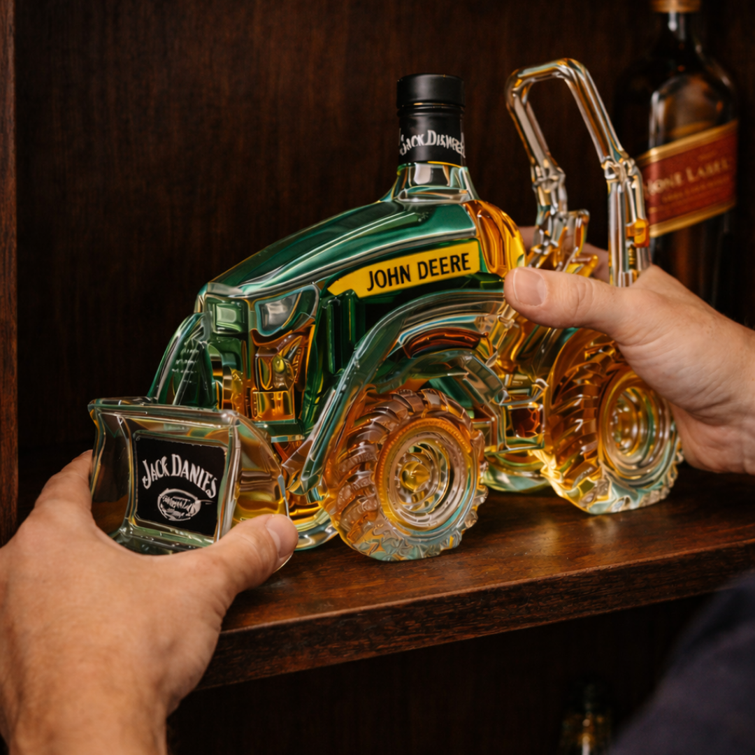 Whiskey Flask – Tractor Edition