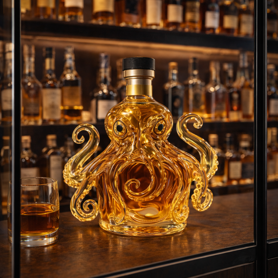 Octopus – Whiskey Bottle