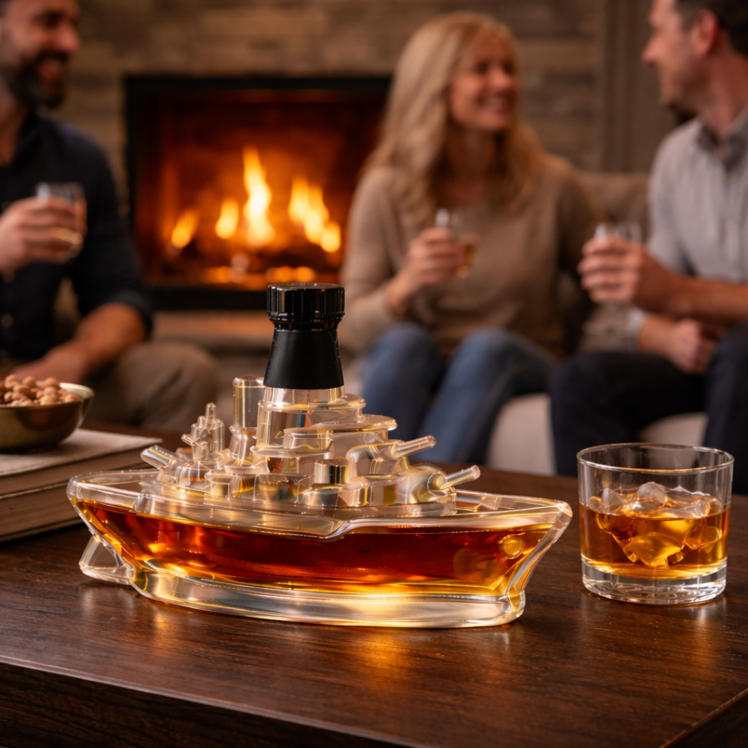 Whiskey Bottle – Navy Edition