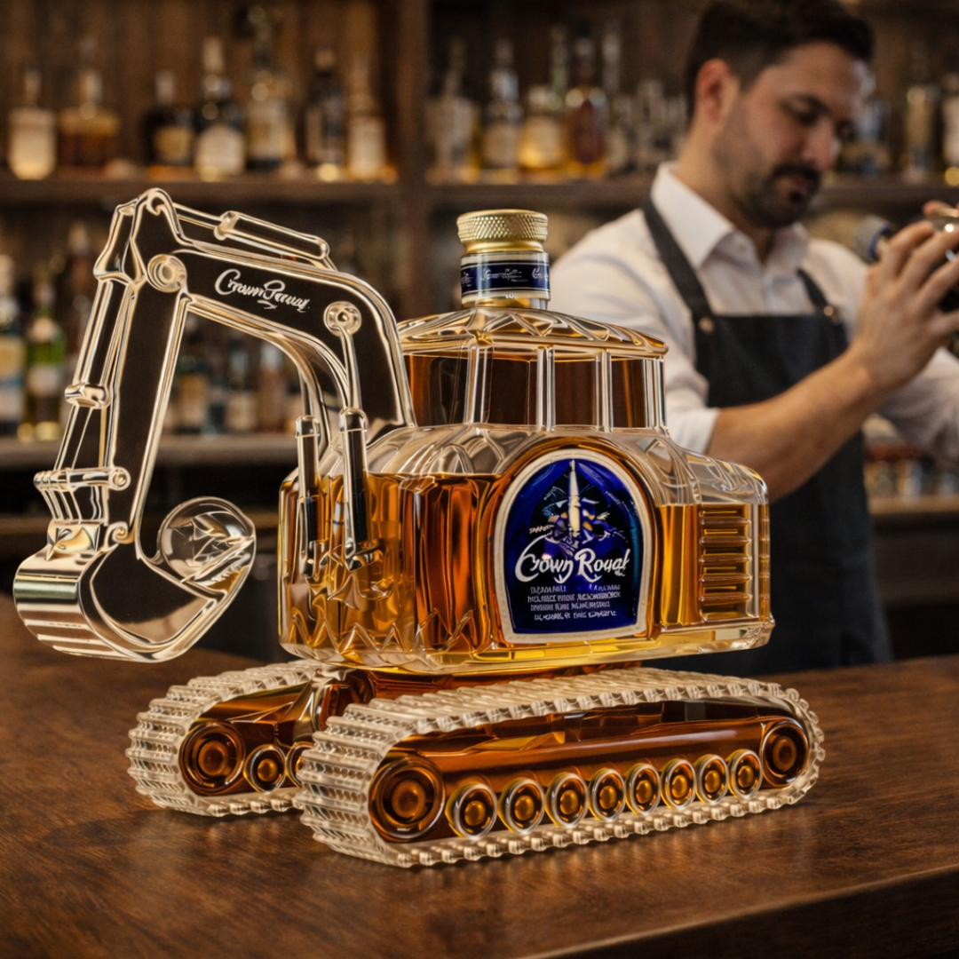 Whiskey Bottle – Excavator Edition